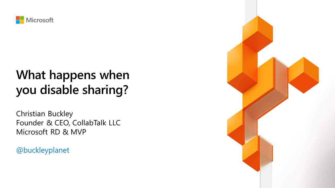 Disabling Sharing In OneDrive And SharePoint BuckleyPLANET